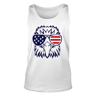 4Th July American Eagle Flag- Independence Day Unisex Tank Top | Mazezy