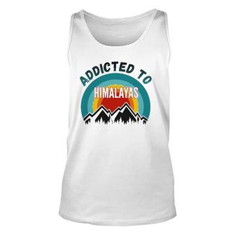 Addicted To Himalayas Mountains Unisex Tank Top | Mazezy