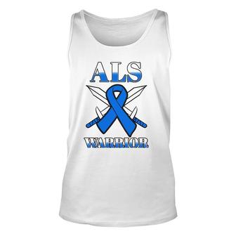Als Motor Neurone Disease Amyotrophic Lateral Sclerosis Blue Tank Top | Mazezy