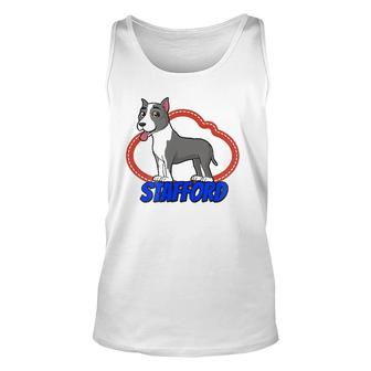 American Stafford Terrier Dog Owner Unisex Tank Top | Mazezy
