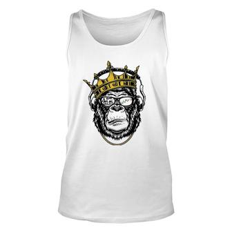 Ape Gang For Life Crown Stock Market Options Trader Apparel Unisex Tank Top | Mazezy