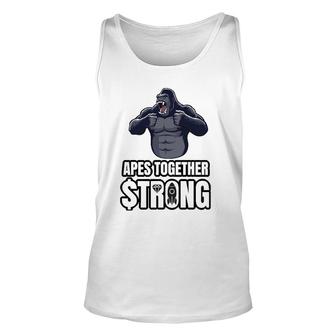 Apes Together Strong Hold Gme Amc Stonks Wsb Tendies Unisex Tank Top | Mazezy