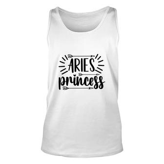 Aries Girl Black Princess For Cool Black Great Birthday Gift Unisex Tank Top - Seseable
