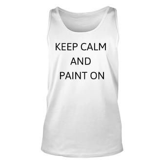 Artist Painter I Love To Paint Unisex Tank Top | Mazezy
