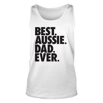 Aussie Dad - Australian Shepherd Dog Dad Gift Unisex Tank Top | Mazezy