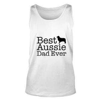 Australian Shepherd Best Aussie Dad Unisex Tank Top | Mazezy