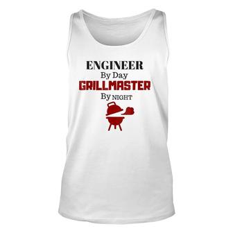 Bbq , Engineer By Day Grill Master By Night Unisex Tank Top | Mazezy