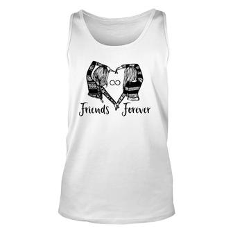 Best Friend Forever Matching Bff Gift For 2 Infinity Bestie Unisex Tank Top