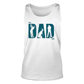 Best Golf Dad Ever Golf Dad Father's Day Gift Unisex Tank Top | Mazezy