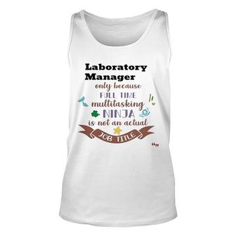 Best Laboratory Manager Unisex Tank Top | Mazezy