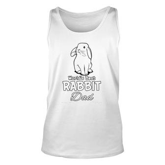 Best Rabbit Dad Unisex Tank Top - Thegiftio