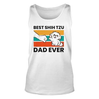 Best Shih Tzu Dad Ever Cute Shih Tzu Unisex Tank Top | Mazezy