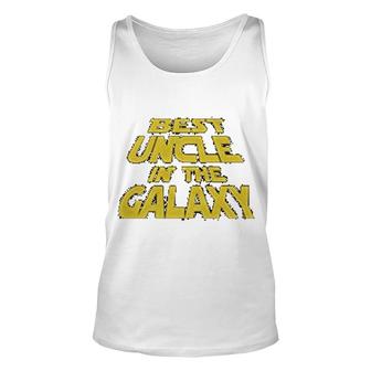 Best Uncle In The Galaxy Unisex Tank Top | Mazezy