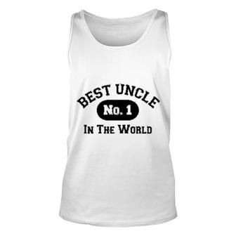 Best Uncle In The World Unisex Tank Top | Mazezy