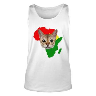 Black History Month African Map Singapura For Pet Lovers Proud Black Tank Top | Mazezy