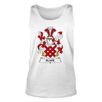 Blake Coat Of Arms - Family Crest Unisex Tank Top | Mazezy