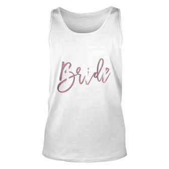 Bride Bachelorette Party Bridal Wedding Gift Unisex Tank Top - Thegiftio