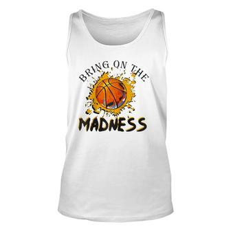 Bring On The Madness College March Basketball Madness Raglan Baseball Tee Tank Top | Mazezy