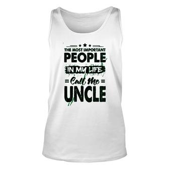Call Me Uncle Unisex Tank Top | Mazezy