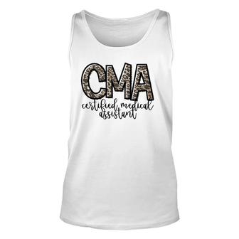 Cma Certified Medical Assistant Cute Nurse Gift Unisex Tank Top | Mazezy