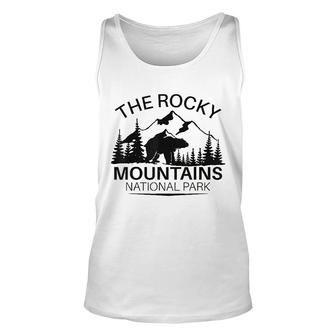 Colorado National Park Rocky Mountains National Park Unisex Tank Top - Thegiftio UK