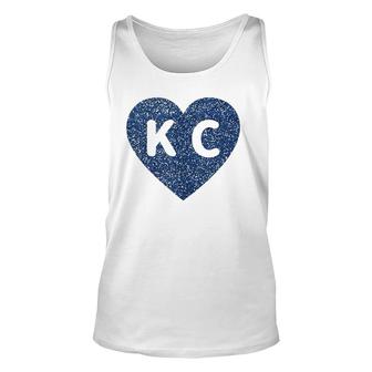 Cool Love Kansas City Kc Heart Print Unisex Tank Top | Mazezy