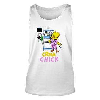 Crna Gift Appreciation Cute Crna Chick Nurse Unisex Tank Top | Mazezy