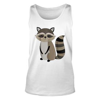Cute Baby Raccoon Animal Nature Lover Unisex Tank Top | Mazezy