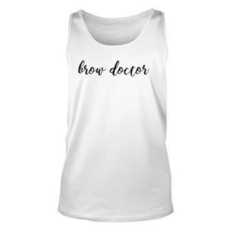 Womens Cute Microblading Brow Artist Makeup Artist Feathering Tank Top | Mazezy