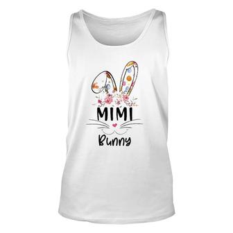 Cute Mimi Bunny Easter Family Matching Outfit Unisex Tank Top | Mazezy