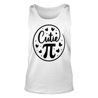 Cute Pi Day Beautiful Heart Circle Unisex Tank Top - Thegiftio