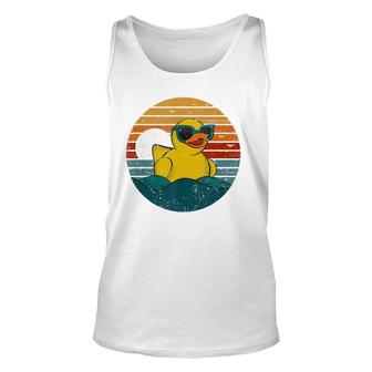 Cute Yellow Duck Bath Toy Rubber Duckling Ducky Duck Lover Tank Top Tank Top | Mazezy