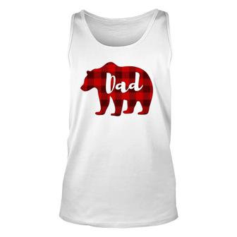 Dad Bear Clothing Mens Gifts Father Parents Family Matching Unisex Tank Top | Mazezy