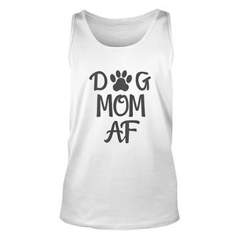 Dog Mom Af Dog Mom Cute Graphic Unisex Tank Top - Thegiftio UK