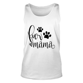 Dog Mom Mothers Day Fur Mama Lovely Paws Unisex Tank Top - Thegiftio