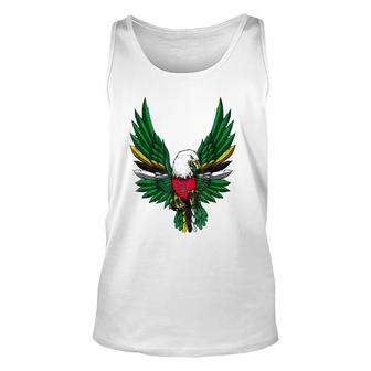 Dominica Flag Dominican Flag Eagle Unisex Tank Top | Mazezy