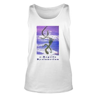 E Reptile Dysfunction Book Poster Unisex Tank Top | Mazezy