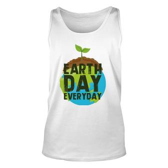 Earth Day Everyday Plant A Tree Environmentalist Unisex Tank Top | Mazezy