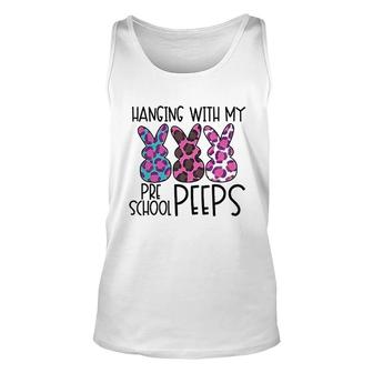 Egg Print Letter Printed Having With Pree School Peeps Unisex Tank Top - Thegiftio