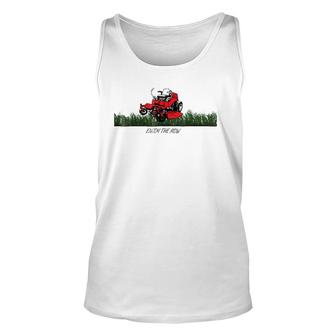 Enjoy The Mow Zero Turn Riding Lawn Mower 2 Ver2 Unisex Tank Top | Mazezy