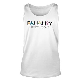 Equality Hurts No One Lgbt Unisex Tank Top | Mazezy