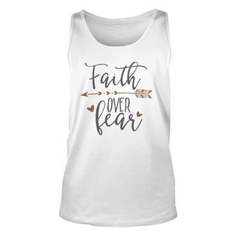 Faith Over Fear Faith Over Fear Ltd Unisex Tank Top | Mazezy