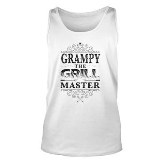 Family Father's Day Grampy The Grill Master Men Unisex Tank Top | Mazezy CA