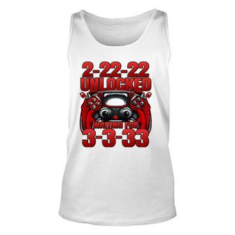 February 2Nd 2022 2-22-22 Happy Twosday Gifts Video Game Unisex Tank Top | Mazezy