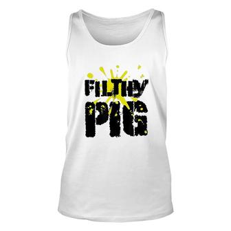 Filthy Pig Funny Ink Watersport Unisex Tank Top | Mazezy