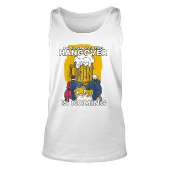 First Hangover Is Coming New Year 2022 Beer Lover Raglan Baseball Tee Tank Top | Mazezy
