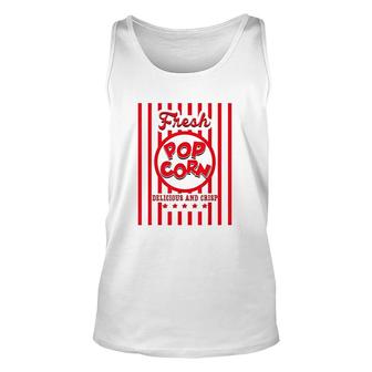 Fresh Popcorn Costume Red Art Unisex Tank Top - Thegiftio UK
