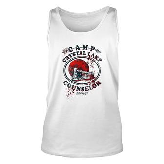 Friday The 13Th Camp Counselor Victim Unisex Tank Top - Thegiftio UK
