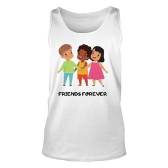 Friends Forever Matching Best Friends Forever Unisex Tank Top | Mazezy