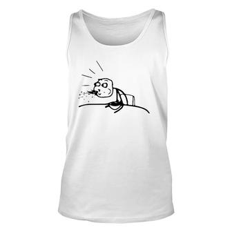 Funny Cereals Guy Meme T Unisex Tank Top | Mazezy